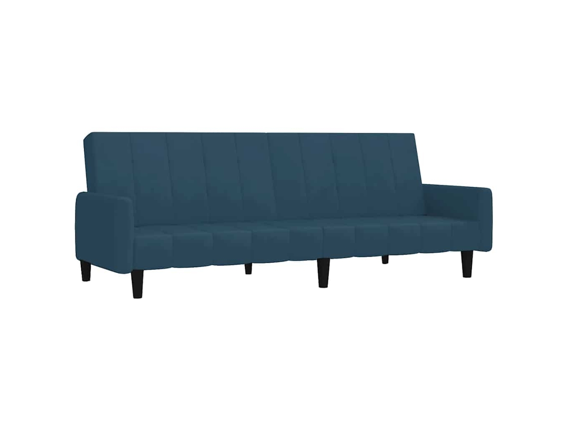 Sofa Bed, Sofa Beds Vidaxl Azul Veludo (n/a)