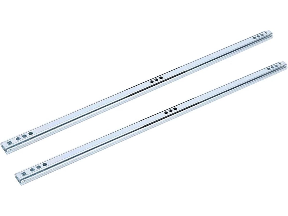 Trilhos De Guia Para Gavetas Em Aço Galvanizado 2 Peças