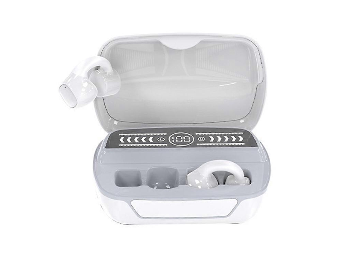 Fones De Ouvido Sem Fio W300 Bluetooth 5.3 Com Clipe Para Orelha, Visor Digital E Função De Carregador Portátil. Ly Ebike