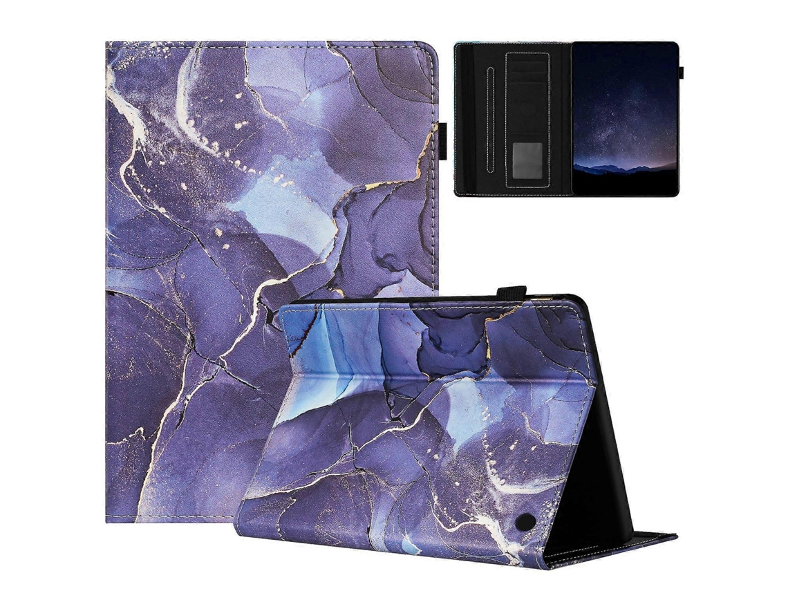 Capa de couro para tablet Marble Litchi Smart Webake