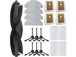 Conjunto De 19 Peças Para Aspirador De Pó Tapo Rv30 Max / Rv30 Max Plus / Rv20 Max / Rv20 Max Plus: Escova Lateral Principal, Filtros, Pano De Li_ozo
