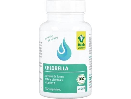 Suplemento Alimentar RAAB Clorella (200 comprimidos)