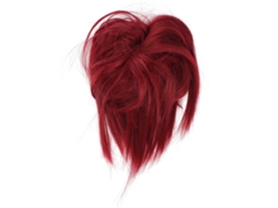 Pieza De Pelo De Moño Desordenado Fashion Com Coletas Para Mulheres