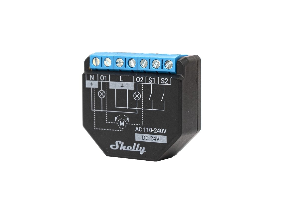 Interruptor Duplo de Rede Wifi SHELLY Plus 2Pm Dual