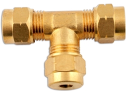 31120 Conector T De Latão 4mm 5 Peças