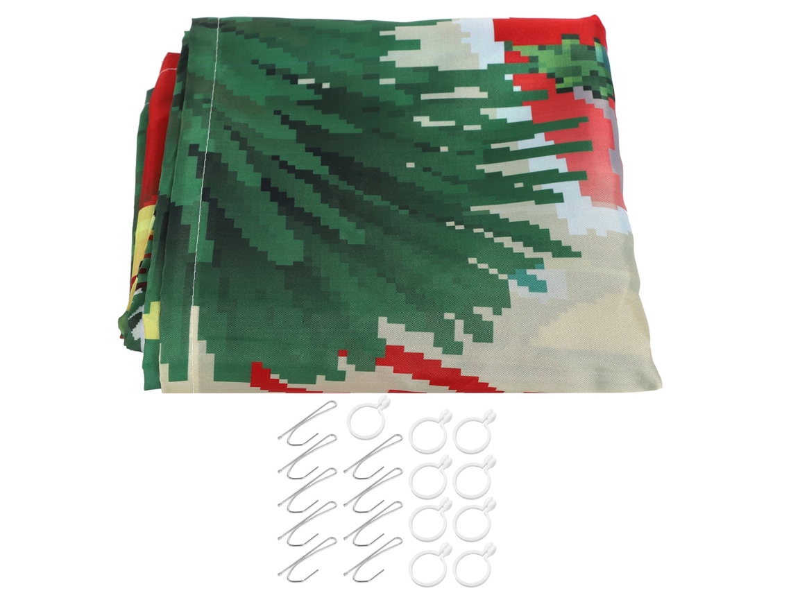 Laxiscreed Cortina Natal À Prova D'água Para Janela, Decorativa De Sala 170x200cm