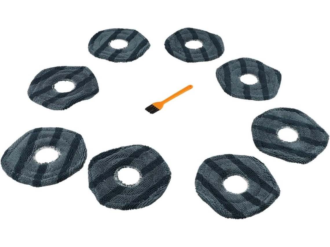 10 Panni Di Ricambio Per Mocio Pro E X9 Pro, In Microfibra Ad Alta