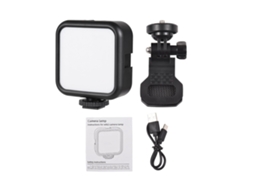 2026 luz Led Portátil para Vídeo e Fotografia, Painel Led Mini para Telefones Móveis e Câmeras