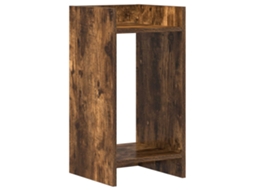Conjunto 1 Suporte Para Plantas Vidaxl Castanho Derivados De Madeira (30 X 30 X 60 Cm)