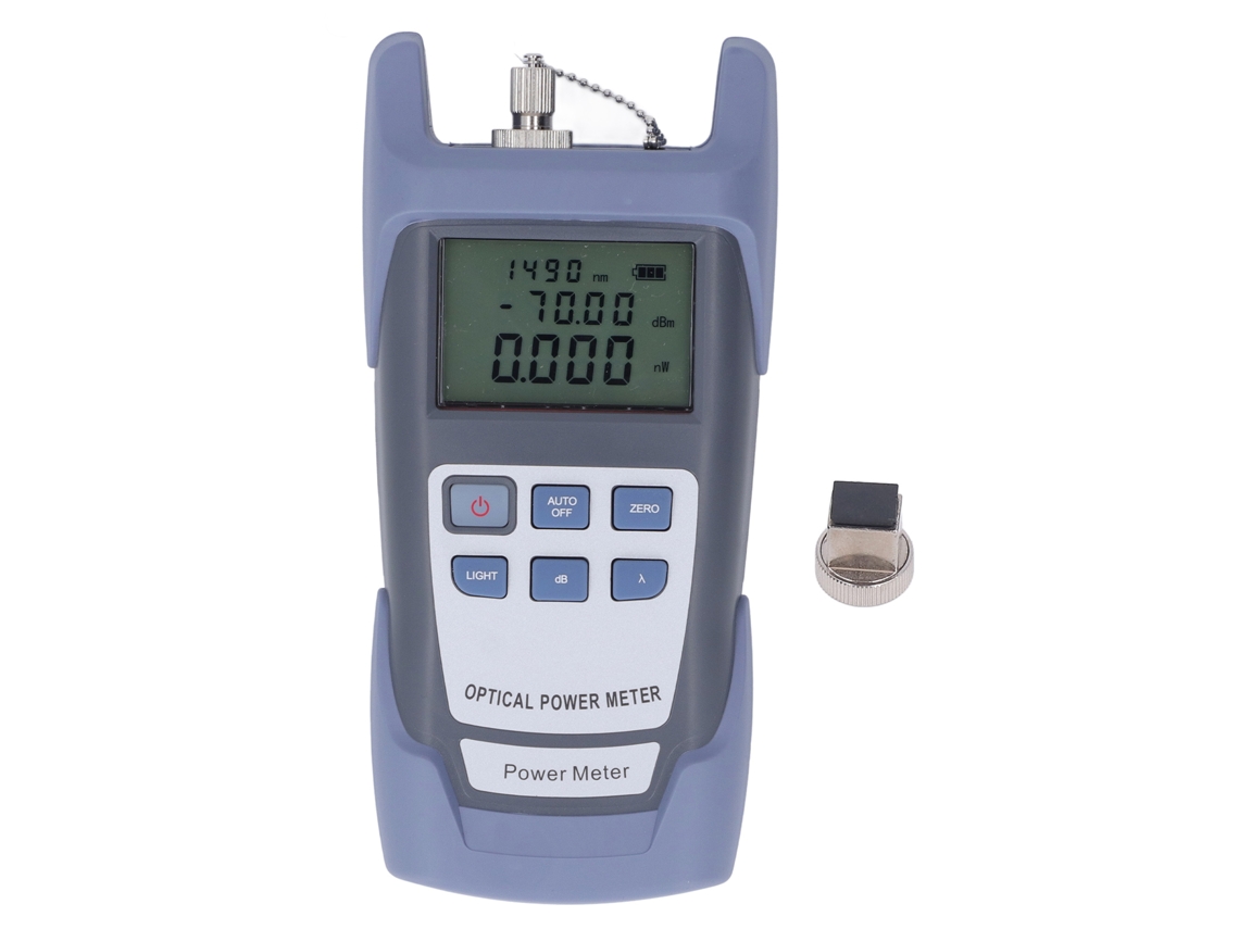 Medidor De Potência Óptica 850-1625nm Teste De Cabo Óptico Com Conector Sc