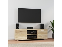 Vidaxl Móvel De Tv 120x40,5x35 Cm Derivados De Madeira Carvalho Sonoma