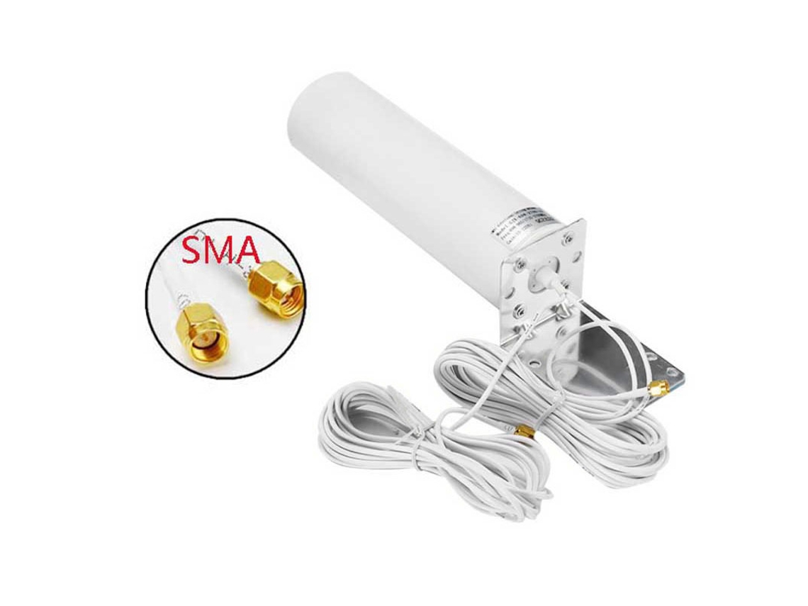 Laxiscreed Antena Omnidirecional 4g Para Redes 3g/4g, Uso Externo E Fixe