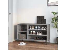 Vidaxl Sapateira 102x36x60 Cm Derivados De Madeira Sonoma Cinza