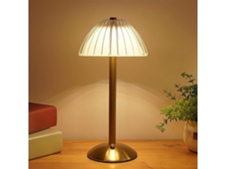 Luminária De Mesa Led Genérica Sem Fio, Com Ajuste De Intensidade Por Toque, 3 Temperaturas De Cor, Bateria De 1800mah