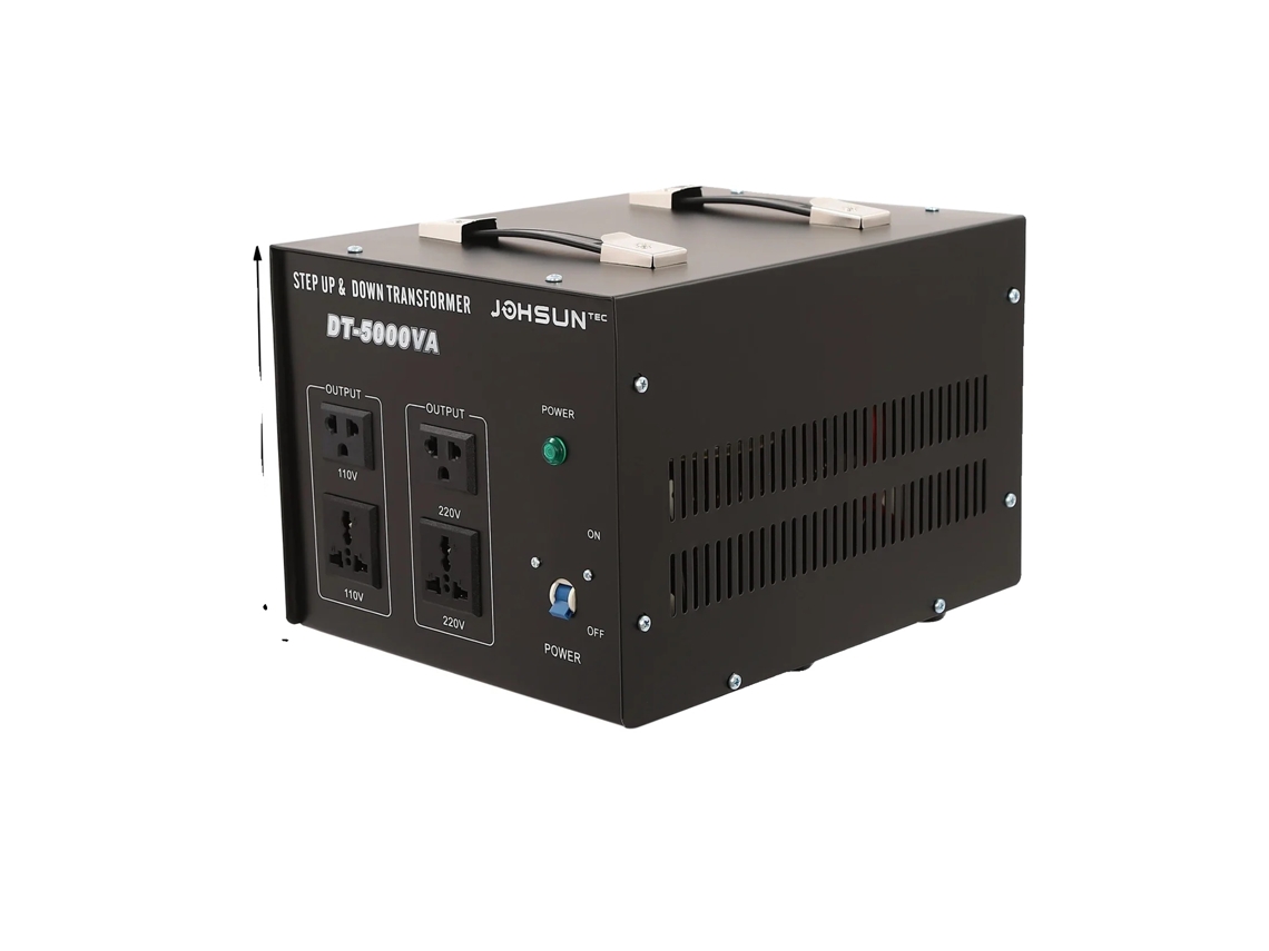 Conversor De Voltagem, 5000 W, Conversor Step Up/down, 220v Para 110v, Preto Oem