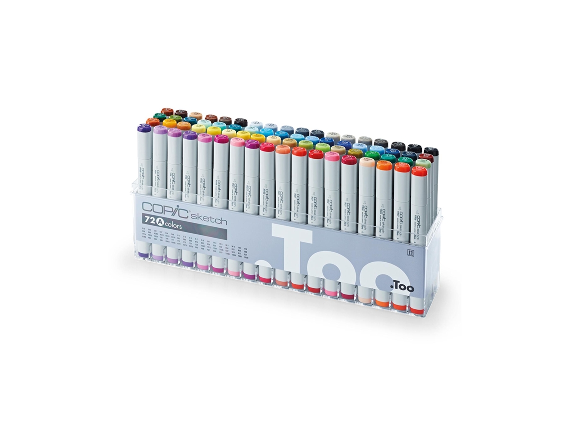 Caixa Copic Sketch 72Pcs Set A