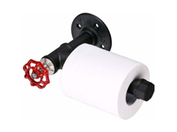Suporte para Papel Higiénico Vintage Acessório para Casa de Banho Estilo Industrial NEVEANCE