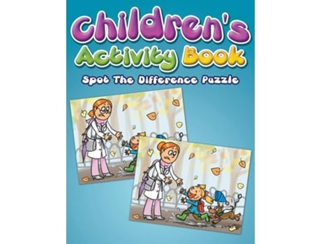Livro Childrens Activity Book Spot The Difference Puzzle De Eva Delano (inglês)