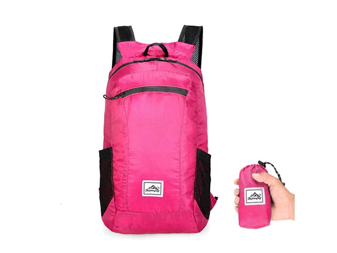 Mochila Dobrável De 15 Litros Para Camping, Viagens E Escola, Oferta Imediata Rosarö, Para Transporte E Organização Prática Dos Artigos Indicados
