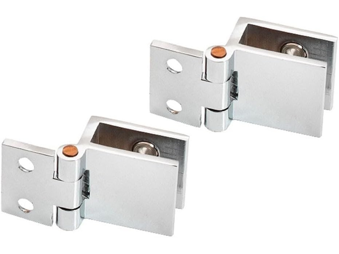 Conjunto De Dobradiças Liga Zinco Para Porta Vidro, Dobradiça De Chuveiro 180° E 90°, Para Vidros De 5mm A 8mm Espessura