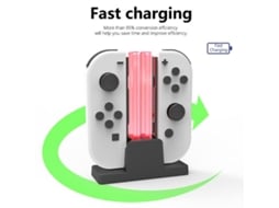 Dockstation SAMURIIRON para Nintendo Switch e OLED para Joy Con Branco