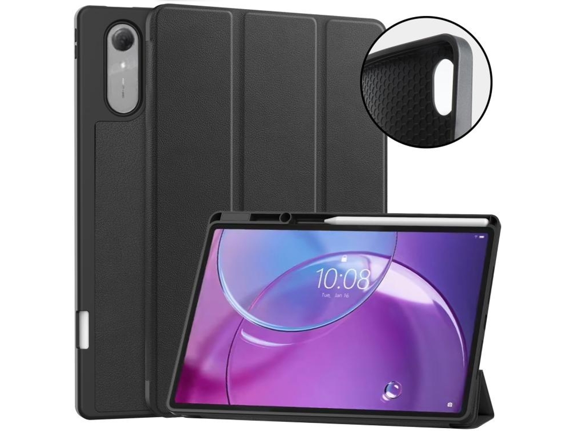 Capa Para Lenovo Idea Tab Pro Gen2 13" Em Couro Com Suporte Elysve