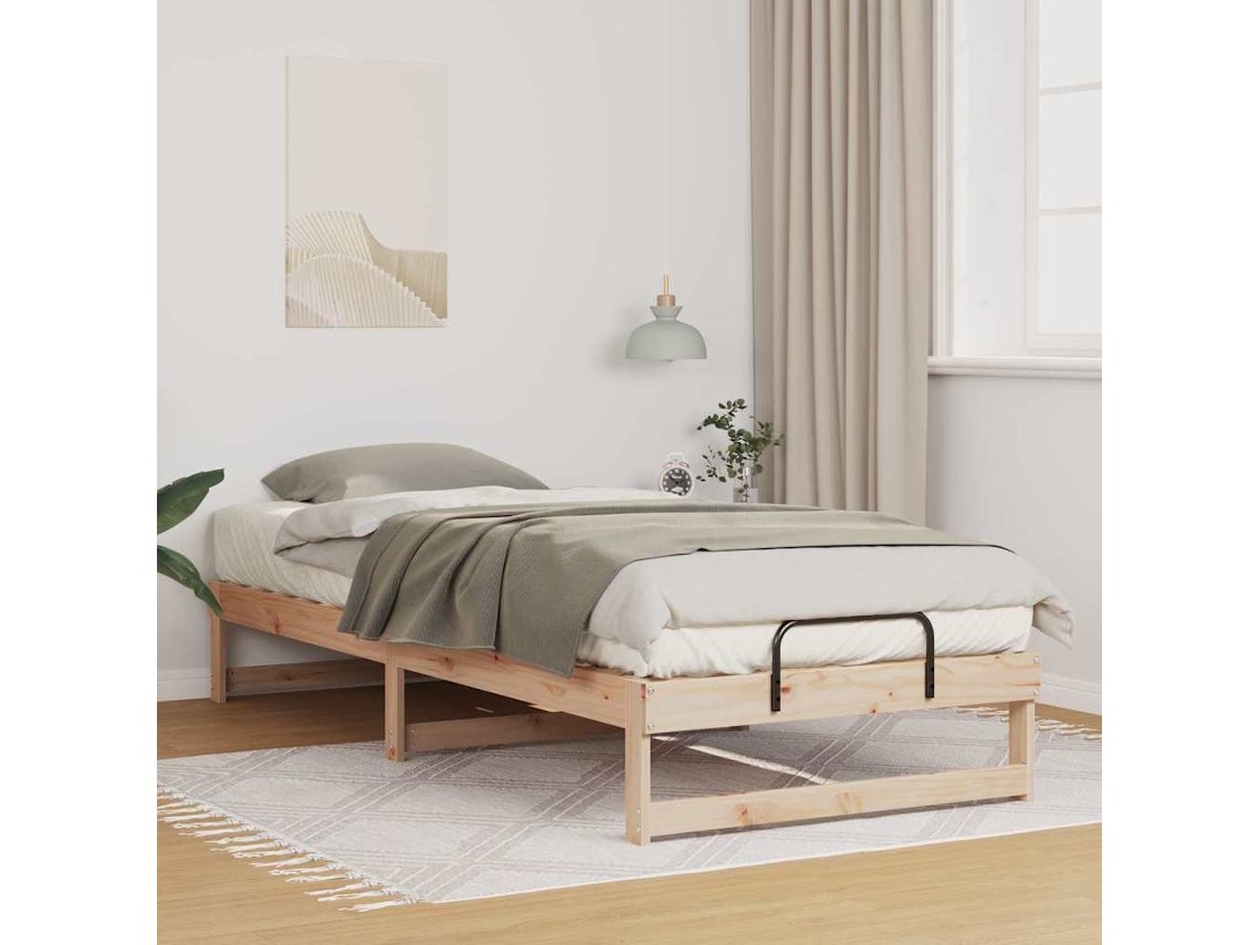Vidaxl Estrutura Da Cama Castanho 100 X 220 Cm