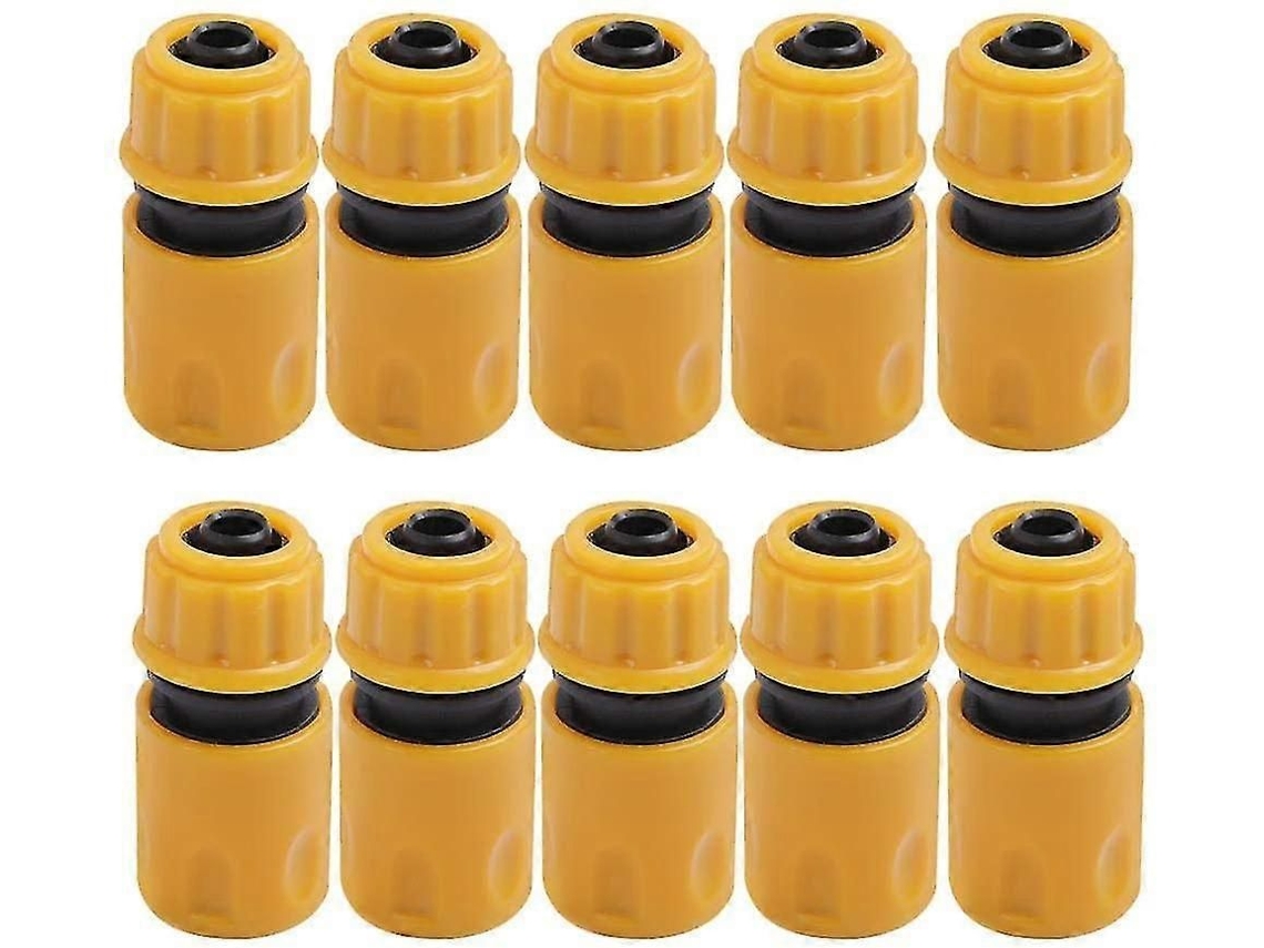 10 Conectores Plásticos Para Mangueira De Jardim, Com Bico E Engate Rápido