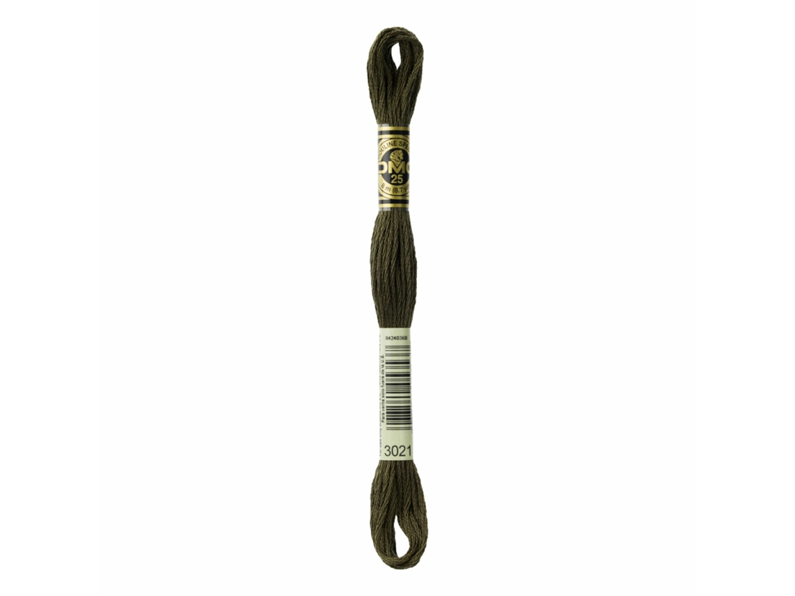 Linha de Bordar DMC Mouline 117Mc Verde 3021