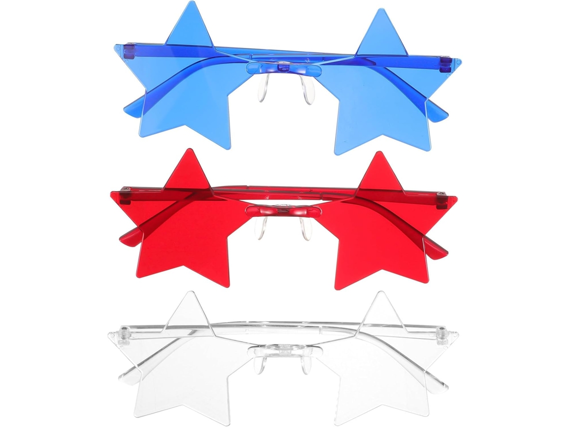 Óculos Estrela Do Dia Da Independência, Conjunto De 3 Peças Em Pc