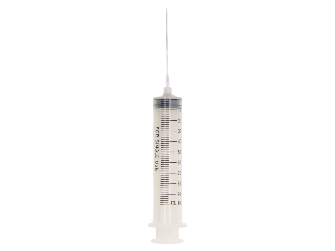 Conjunto De Seringas Para Recarga De Tinta 100ml Com Agulha De Aço Inoxidável 10cm Para Impressoras