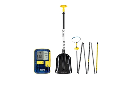Kit de avalanche Pieps Powder Bt (pá de avalanche, refrigerante de avalanche, detetor de avalanche)