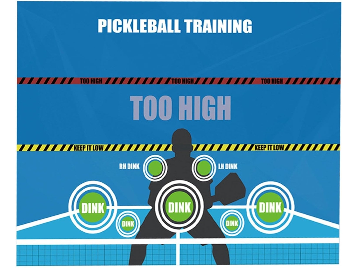 Tapete De Treino De Pickleball Para Montagem Na Parede - Melhore A Sua Prática