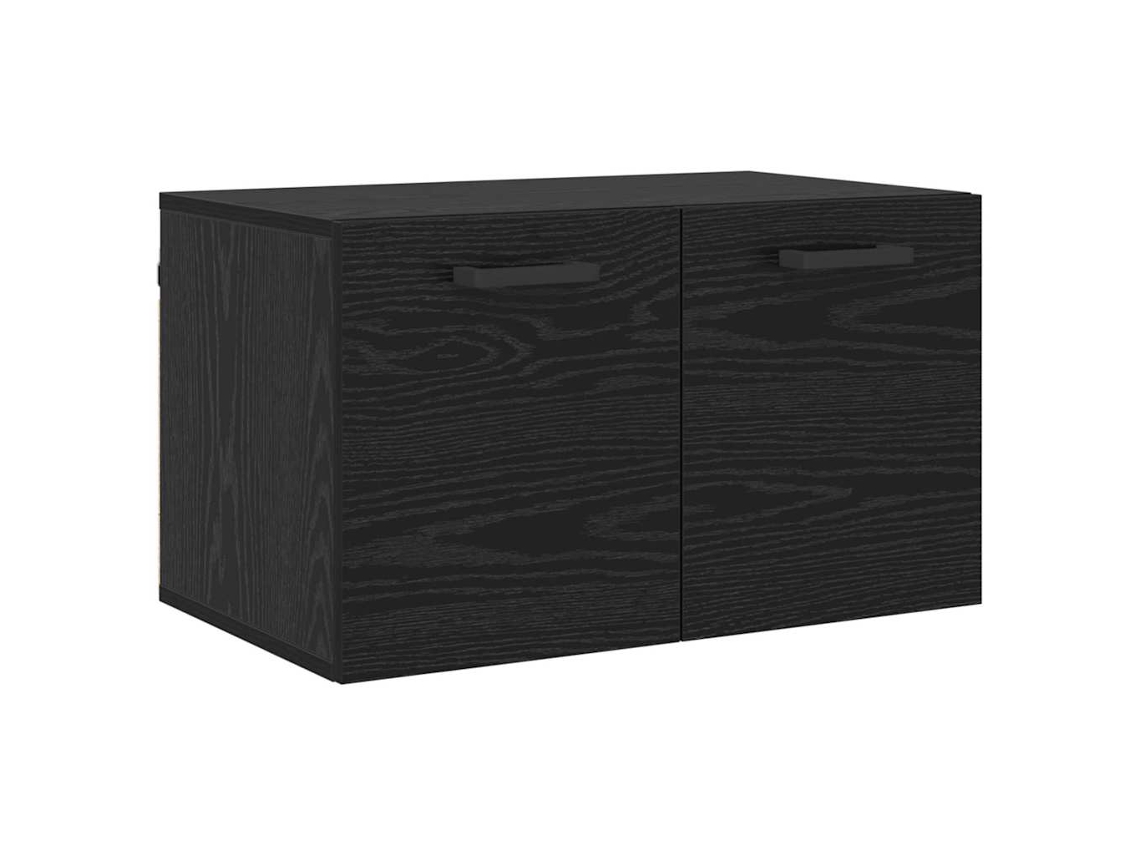 Conjunto 1 Armário De Arrumação Vidaxl Preto Derivados De Madeira (60 X 36,5 X 35 Cm)
