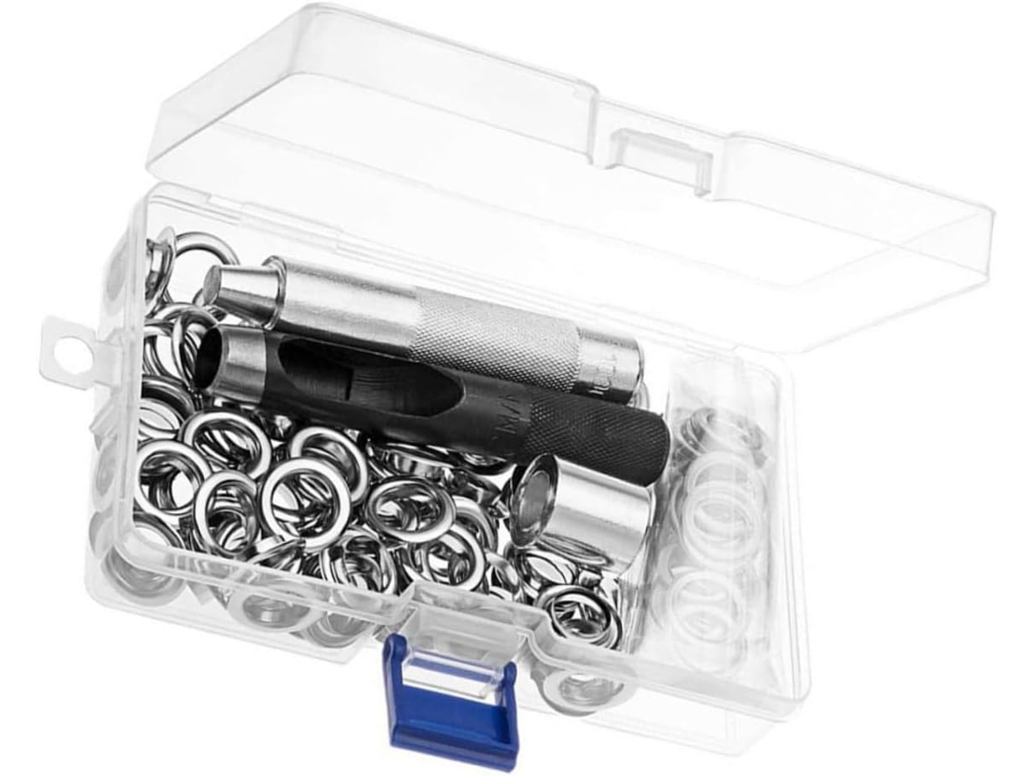 Kit Fixação Com Ilhós Reforçados 103 Peças, 12 Mm Para Reparo