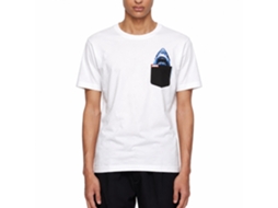 Rockinstone Jaws Movie Jp White Adult T-shirt Size:l