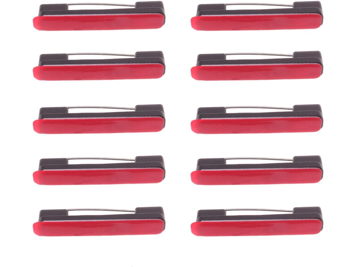 Tofficu Pinos Adesivos Plásticos 100 Pinos Com Design Fácil Abertura Para Fixação Crachás Identificação E Artesanato