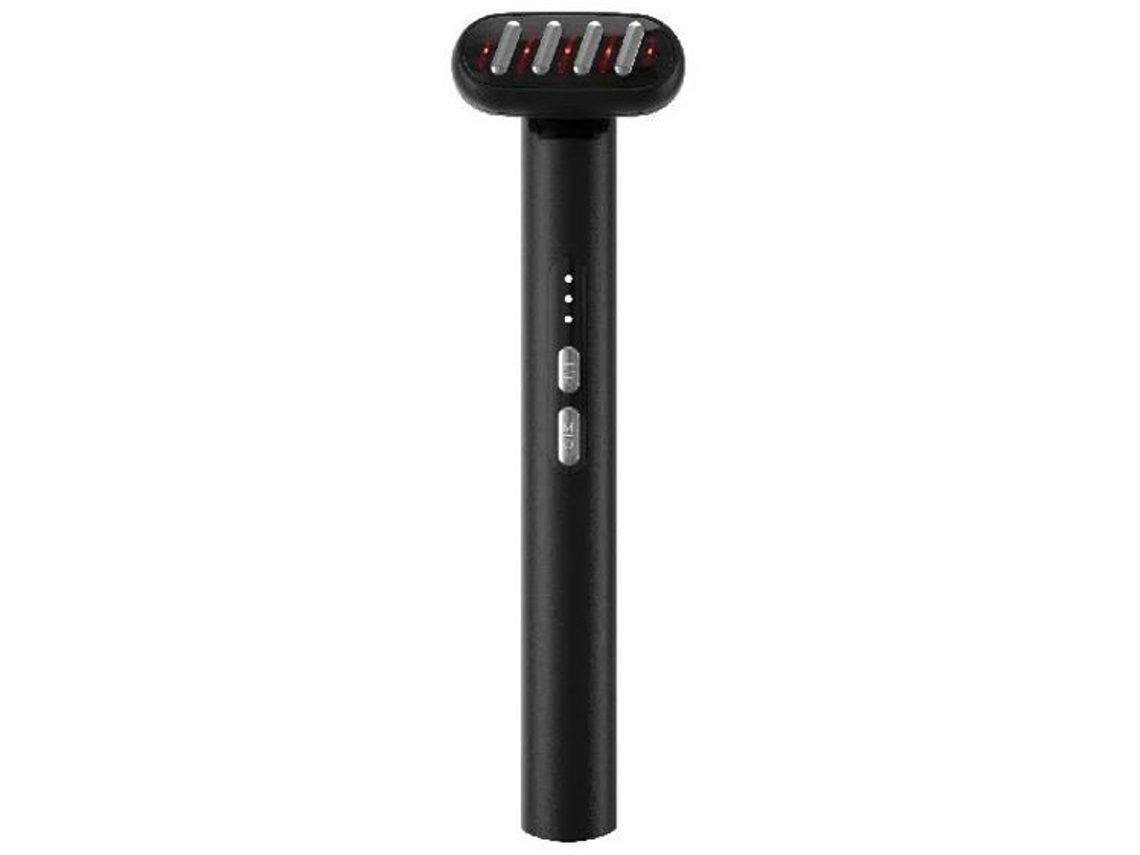 Massageador Facial Antirrugas 7 Em 1 Dispositivo De Terapia De Luz Vermelha Com Terapia De Calor Microcorrente Varinha De Beleza Led Yizhood