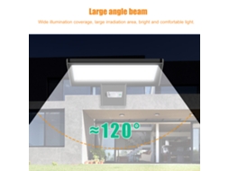 2026 luz Solar Led Exterior Impermeável com Controle Remoto e Sensor de Luz para Estradas Integrada de Economia de Energia