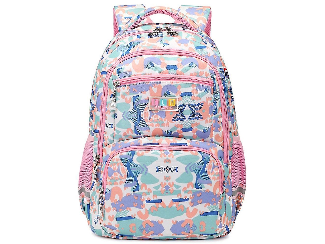 Mochila Com Estampa Geométrica Mochila Para Estudantes Do Ensino Fundamental Mochila Infantil Olysi Shop