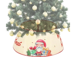Colarinho Para Árvore De Natal Em Estilo Rústico | Saia De Natal Com Desenho Animado Para Árvore De Natal.