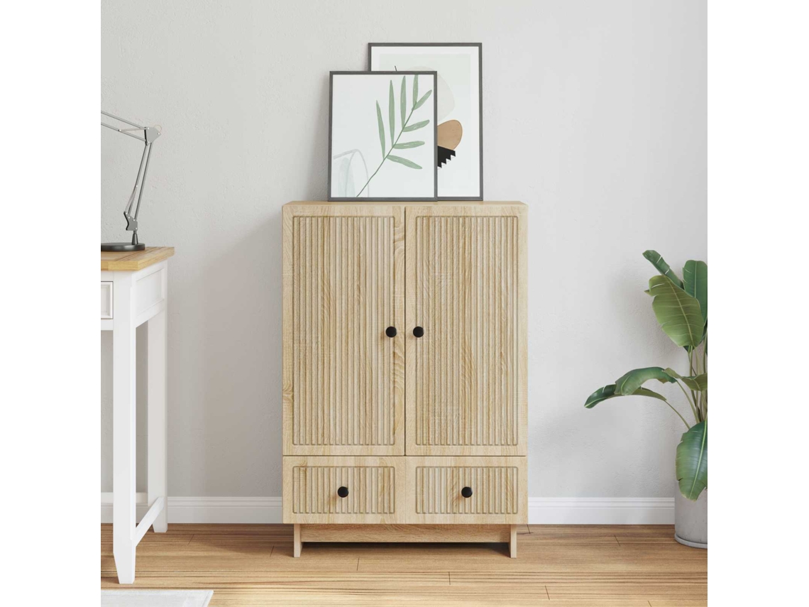 Vidaxl Buffet Carvalho Sonoma 66 X 34,5 X 95 Cm Madeira Engenheirada