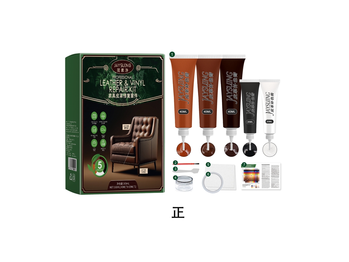 Kit Reparação Couro Móveis Jaysuing