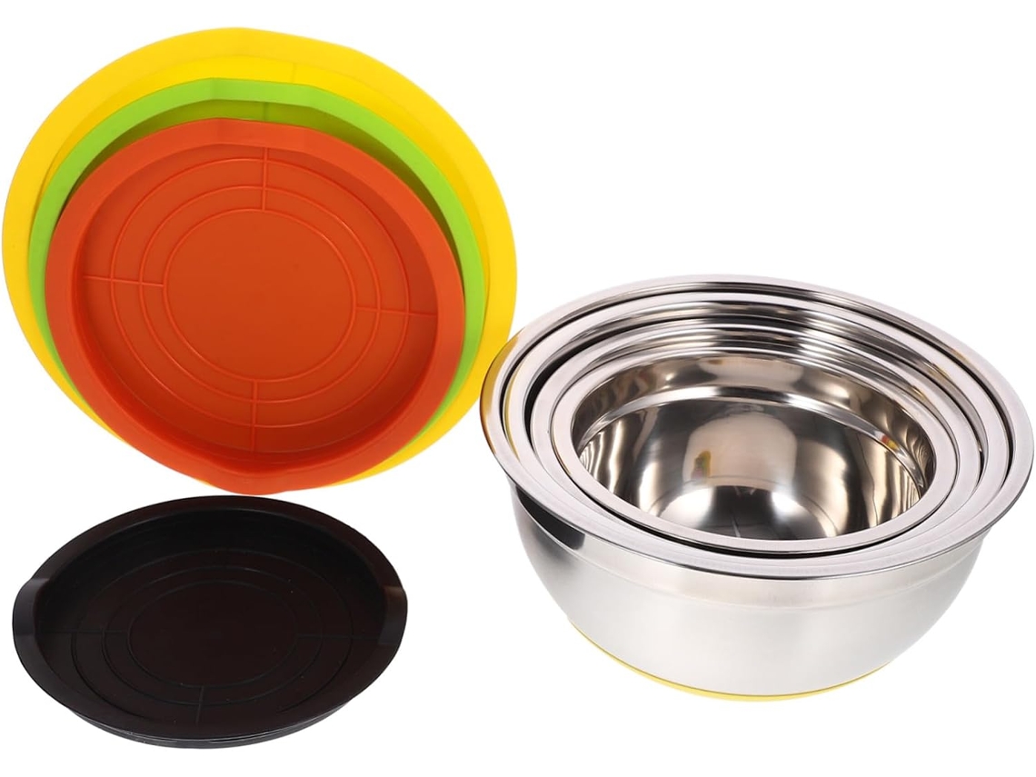 Base Redonda De Silicone, Uso Versátil, Acabamento Delicado E Elegante, Cor E Estilo Aleatórios.