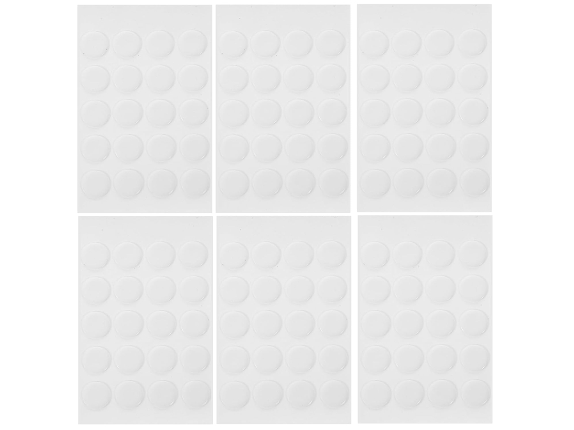 Ciieeo 1000 Unidades De Adesivos Dupla Face Com Design, Remoção Sem Deixar Resíduos, Compactos E Portáteis Para Projetos