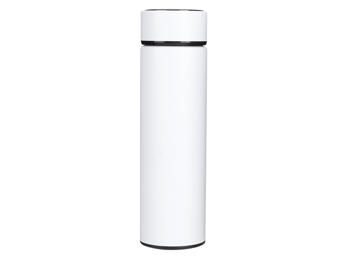 Garrafa térmica de 500ml com visor LED inteligente de temperatura, caneca térmica a vácuo Brilvibera