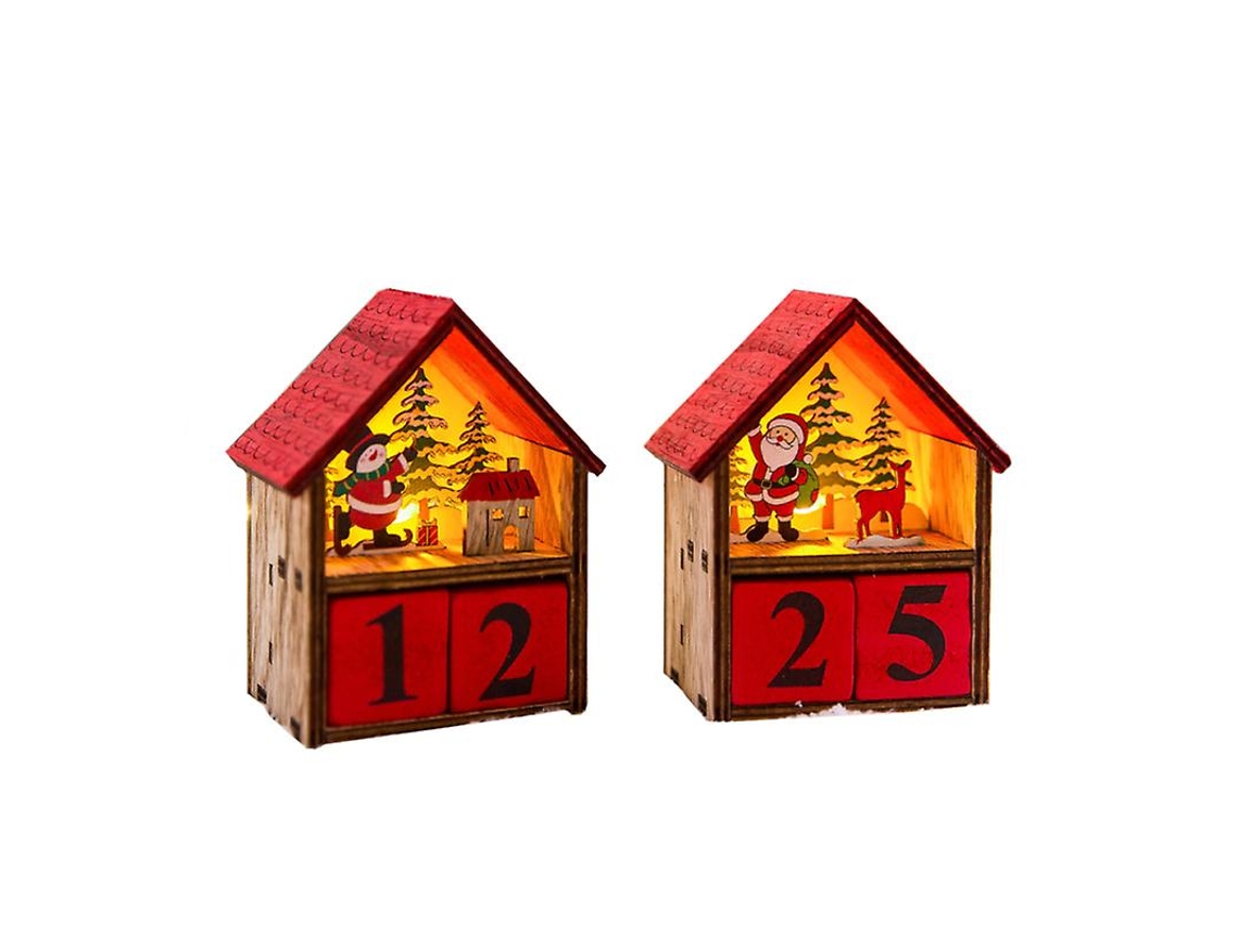 2Pcs Calendário Luminoso ALLINLESS
