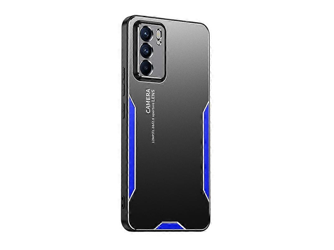 Capa Híbrida De Tpu E Metal Para Oppo Reno6