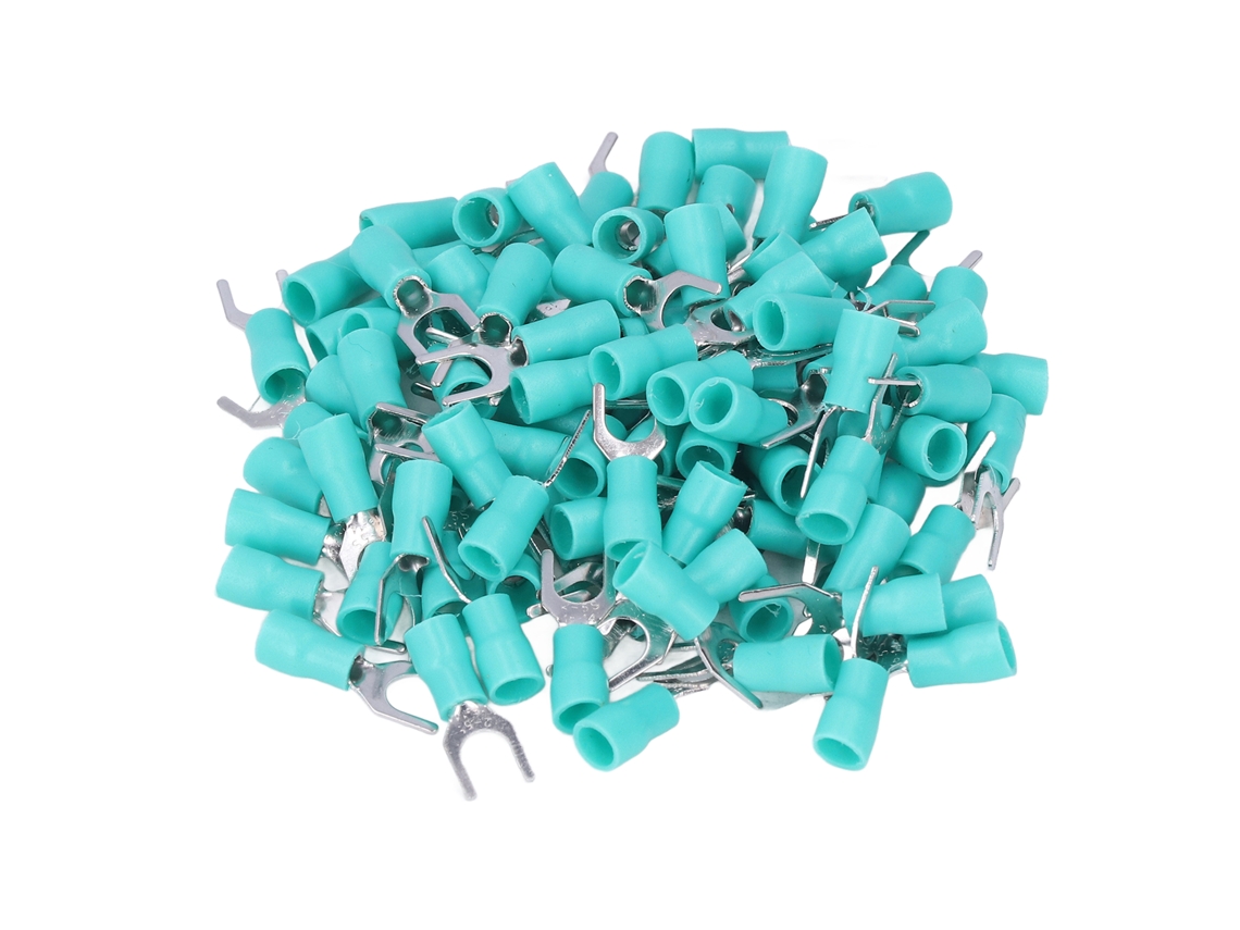 Laxiscreed Terminal De Garra U Isolada Para Cabos 16-14awg – Método De Crimpar Profissional