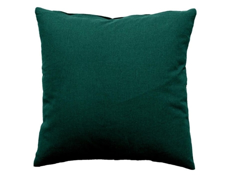 Coussin Decorativo Uni Removível Panama 60x60cm Verde Escuro